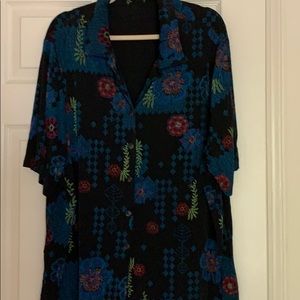 NWOT slinky camp shirt from Vikki Vi (plus size)